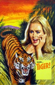 Tiger art by 20th Century unidentified artist