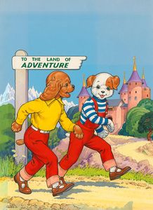 Toby - To The Land Of Adventure art by 20th Century unidentified artist