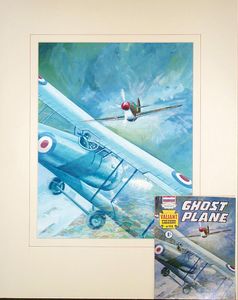 Valiant Picture Library cover #114  'Ghost Plane' art by 20th Century unidentified artist