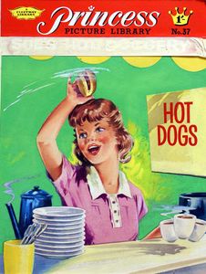 Princess Picture Library: Sue's Hot Doggery art by Michel Atkinson