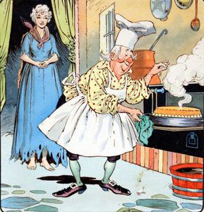 The Donkey Skin: In the Kitchen art by Jesus Blasco