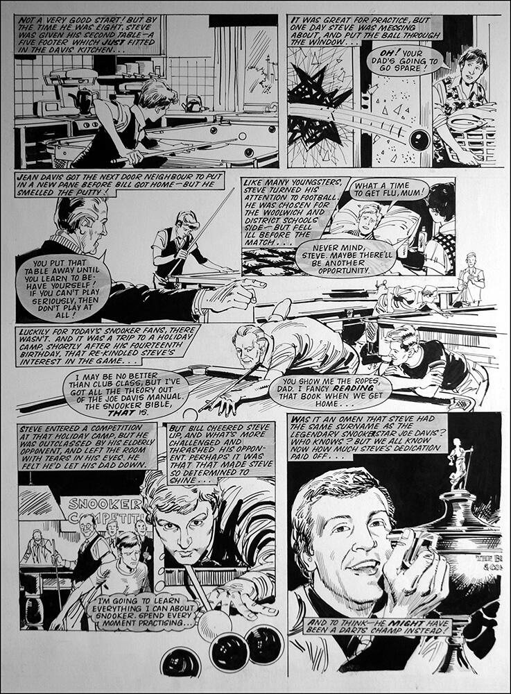 2nd page of feature art by Jim Baikie