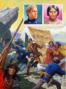 Modoc Indians art by Severino Baraldi