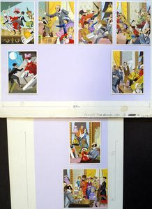 Coppelia (TWO Pages) art by Severino Baraldi