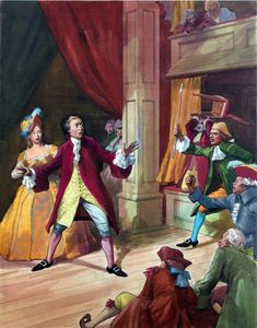 David Garrick art by Ralph Bruce