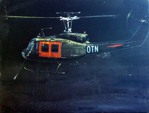 Bell UH-1 Iroquois art by Graham Coton