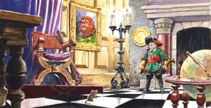 Look Who's Coming to Dinner art by Geoff Campion