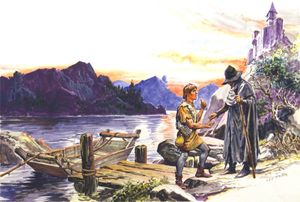 Paying the Ferryman art by Geoff Campion