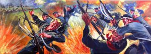 Antietam Sharpsburg 1862 art by Nino Caroselli