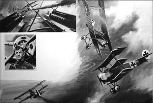 Flying Aces of World War One art by Graham Coton
