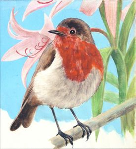 Robin art by Reginald B Davis