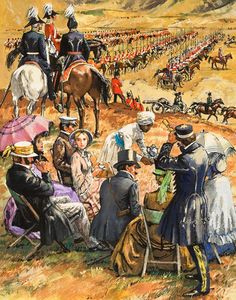 Crimean War The Spectators art by Leo Davy