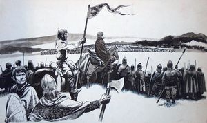 The Field of Senlac art by Gerry Embleton