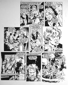Robin of Sherwood: Dust of Dementer (TWO pages) art by Phil Gascoine
