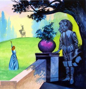 Beauty and the Beast - What Will the Future Hold? art by Ron Embleton