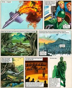 The Trigan Empire: Look and Learn issue 679(a) art by Ron Embleton