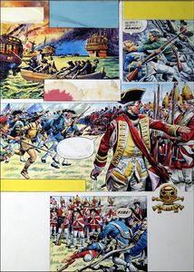 General Wolf and the Battle of Quebec art by Alberto Giolitti