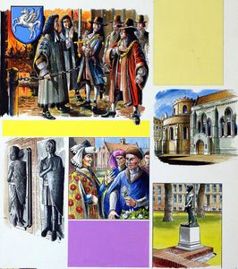The Inns of Court: The Inner Temple art by Dan Escott