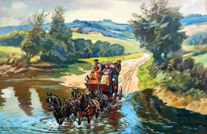 The Mail Coach art by Derek Eyles