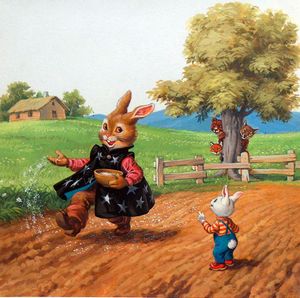 Brer Rabbit 7 art by Henry Fox