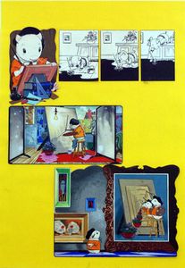 Gulliver Guinea-Pig The Artist 1 art by Gordon Hutchings