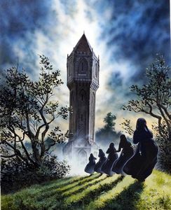 The Reaping book cover art art by Oliver Frey