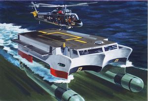 The Quick Change Ship art by Wilf Hardy