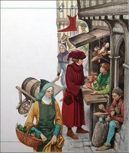 A Boot Maker of the Middle Ages art by Peter Jackson