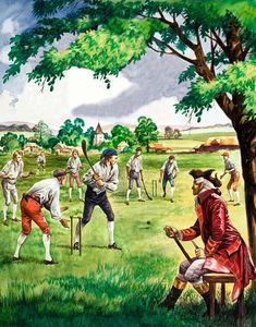 It's Just Not Cricket - as we know it art by Peter Jackson