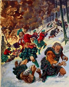 Massacre at Glencoe art by Peter Jackson