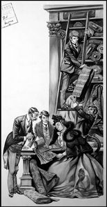 The Victorians Go Shopping art by Peter Jackson