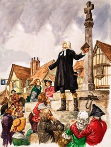 John Wesley Methodist Preacher art by Peter Jackson