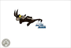 Wile E. Coyote (Cel) art by Chuck Jones