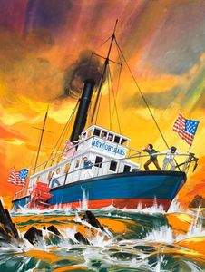 The Madmen of the Mississippi art by Angus McBride