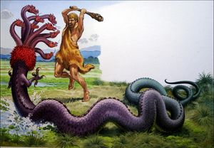 The Second Labour of Hercules art by Bernard Long