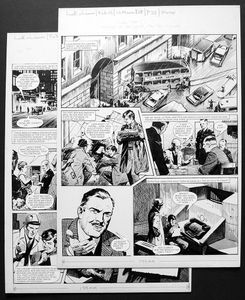 Number 13 Marvel Street - A Bus Smash In A London Street (TWO pages) art by Bill Lacey