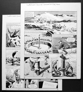 Number 13 Marvel Street - The Shadow Of The Himalayas (TWO pages) art by Bill Lacey