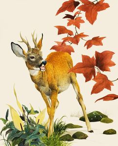 At Home in the Forest art by Kenneth Lilly