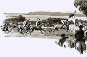 The Origins of the Derby art by John Millar Watt
