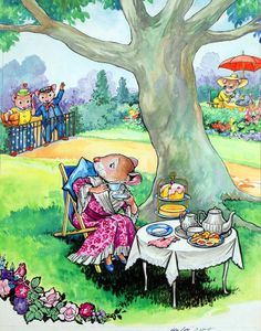 Afternoon Tea art by Philip Mendoza