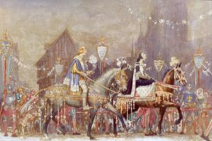 Anne of Brittany art by John Millar Watt