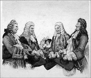 What's With the Wig? art by John Millar Watt