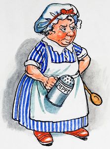 The Cook: Alice in Wonderland 66 art by Philip Mendoza