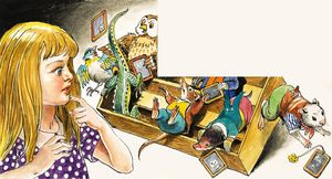 The Upset Jury: Alice in Wonderland 68 art by Philip Mendoza