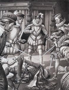 A Jacobean Tragedy art by Patrick Nicolle