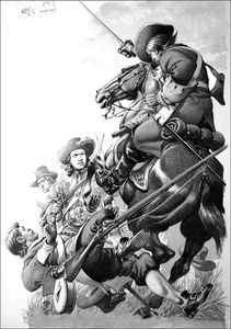 The Spur and the Lily art by Patrick Nicolle