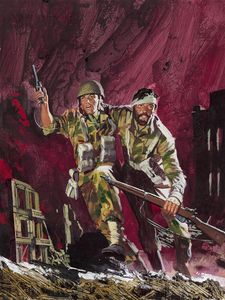 War Picture Library cover #535  'Zone of Conflict' art by Jordi Penalva