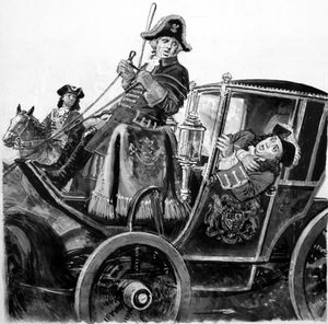 Death of George I art by Ken Petts