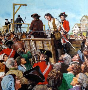 Jack Sheppard, the notorious rogue and prison breaker art by Ken Petts