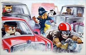 Traffic Jam art by William Francis Phillipps
